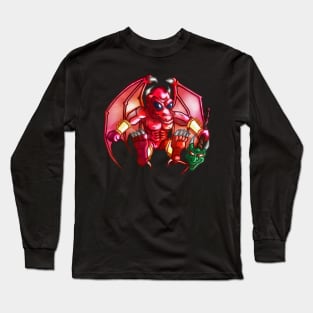 Red Gargoyle Long Sleeve T-Shirt